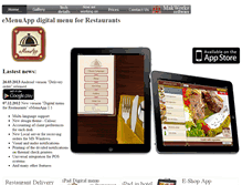 Tablet Screenshot of emenuapp.com